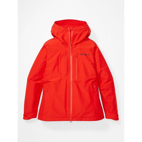 Marmot Cropp River Jackets - Womens Rain Jacket Red CA7032894 Canada